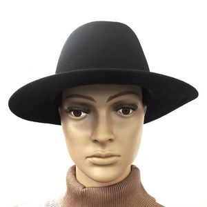 Bailey of Hollywood for J. Crew Women Black Fedora hat Small-Medium